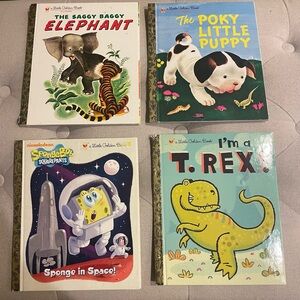 Little Golden Books Lot of 4 – Very Good to Excellent Condition